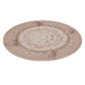 Viktorianische Feder, Pulverfarbe, Schneidebrett (Ecke)