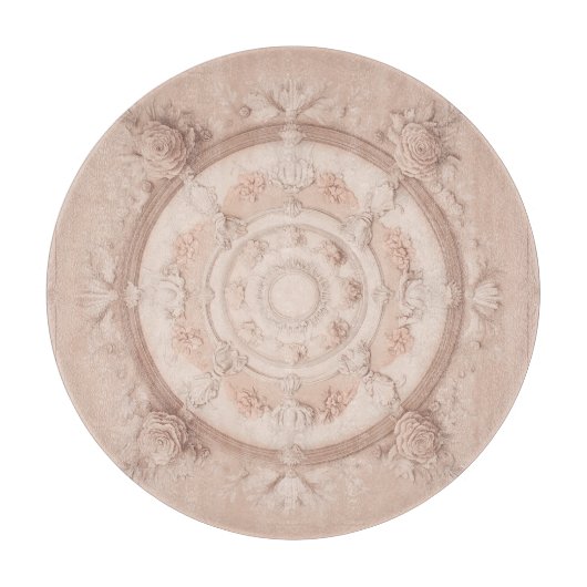 Viktorianische Feder, Pulverfarbe, Schneidebrett (Vorderseite)