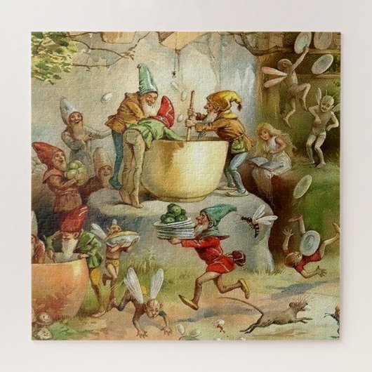 „Viktorianische Feen“ von E S Hardy Puzzle (Horizontal)