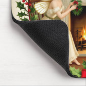 Viktorianische Feen Weihnachtsgeist Mousepad (Ecke)