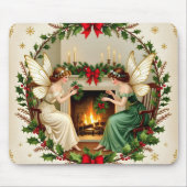 Viktorianische Feen Weihnachtsgeist Mousepad (Vorne)