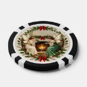 Viktorianische Feen Weihnachtsgeist Pokerchips (Einzeln)