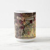 Viktorianische Fensterfront Vorhang Rose Art Kaffeetasse (Mittel)