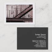 Viktorianische Feuerentfernung Visitenkarte (Vorne/Hinten)