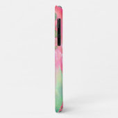 Viktorianische filigrane Opal-Opal-Optik rosa aqua Case-Mate iPhone Hülle (Hinten/Links)