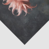 Viktorianische Flamingo-Decoupage- Seidenpapier (Detail)