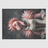 Viktorianische Flamingo-Decoupage- Seidenpapier (Vorderseite)