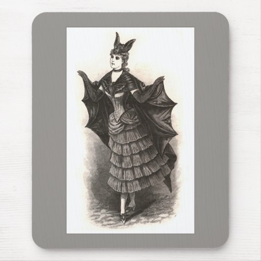Viktorianische Fledermaus - Mauspad #1 (Vorne)