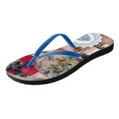 Viktorianische Flip Flops Badesandalen (Schrägansicht)