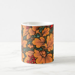 Viktorianische Flora und Fauna Art Kaffeetasse