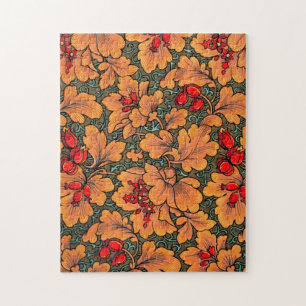 Viktorianische Flora und Fauna Art Puzzle