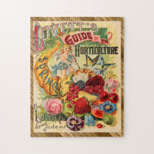 Viktorianische Floral-Saatgutpackung Puzzle
