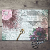 Viktorianische florale Ephemera Dekoupage Seidenpapier