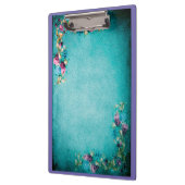 Viktorianische florale Rose Blume elegant Klemmbrett (Links)