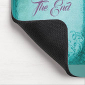 Viktorianische florale Rose elegantes, offenes Buc Mousepad (Ecke)