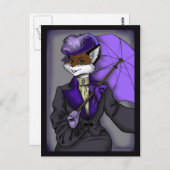 Viktorianische Fox-Postkarte Postkarte (Vorne/Hinten)