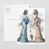 Viktorianische französische Mode Postkarte (Vorne/Hinten)