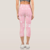 viktorianische französische Zeitung Capri Leggings (Rückseite)
