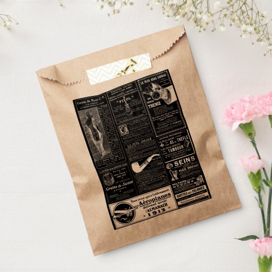 viktorianische französische Zeitung Geschenktütchen (Versiegelt)