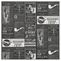 viktorianische französische Zeitung