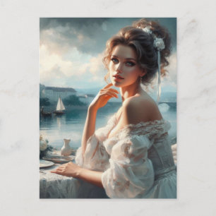 Viktorianische Frau 2 Postkarte