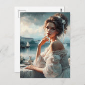 Viktorianische Frau 2 Postkarte (Vorne/Hinten)