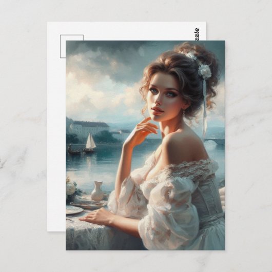 Viktorianische Frau 2 Postkarte (Vorne/Hinten)