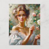 Viktorianische Frau 3 Postkarte (Vorderseite)