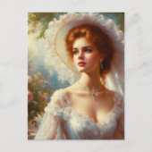 Viktorianische Frau 5 Postkarte (Vorderseite)