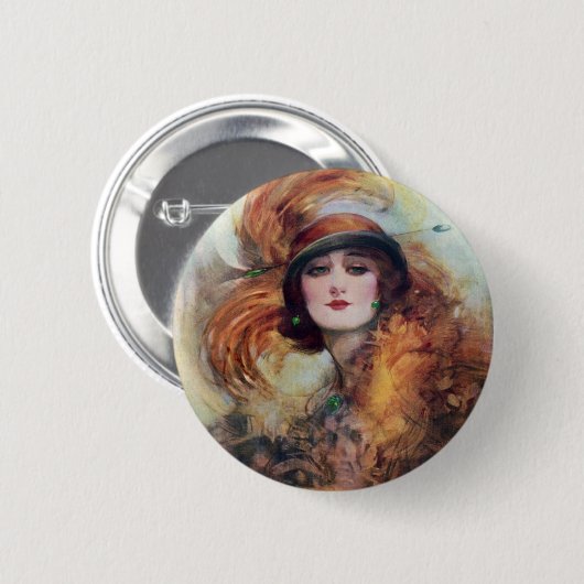 Viktorianische Frau Button (Vorne & Hinten)