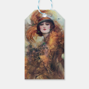 Viktorianische Frau Geschenkanhänger