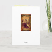 Viktorianische Frau im eleganten Viktorianischen R Karte (Rückseite)