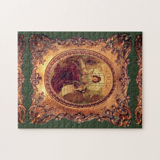 Viktorianische Frau im eleganten Viktorianischen R Puzzle (Horizontal)