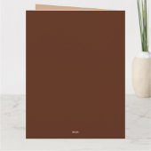 Viktorianische Frau in Hat-Blume Sepia Monochrome Karte (Rückseite)