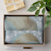 Viktorianische Frau in Light Blue Hat & Dress Seidenpapier (Geschenk)