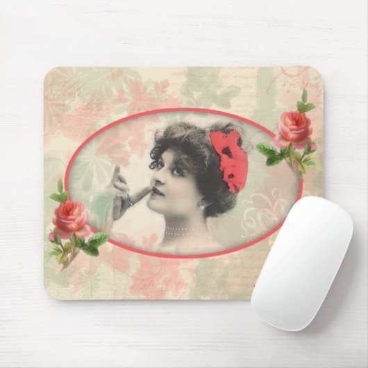 Viktorianische Frau Mousepad (Mit Mouse)