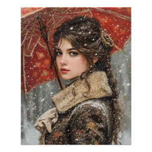 Viktorianische Frau Poster