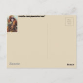Viktorianische Frau Postkarte (Rückseite)