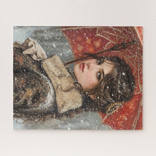 Viktorianische Frau Puzzle (Horizontal)