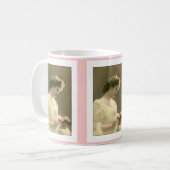 viktorianische Frau retrospektive Romantik Kaffeetasse (Vorderseite Links)