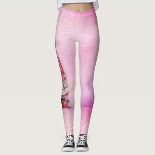 Viktorianische Frau rosa Leggings