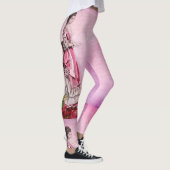 Viktorianische Frau rosa Leggings (Rechts)