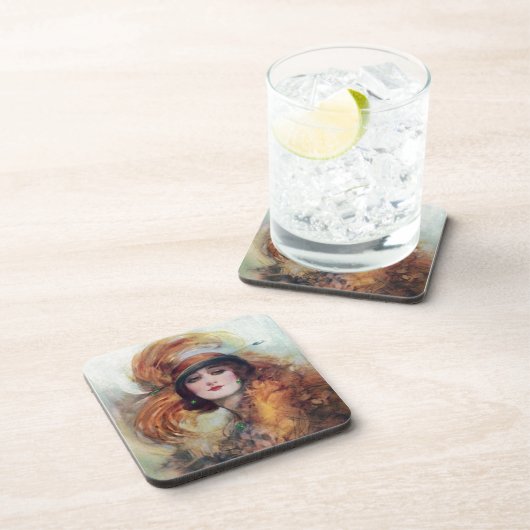 Viktorianische Frau Untersetzer (Rechte Seite)