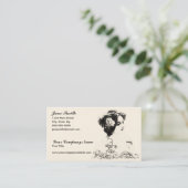 Viktorianische Frau Visitenkarte (Stehend Vorderseite)