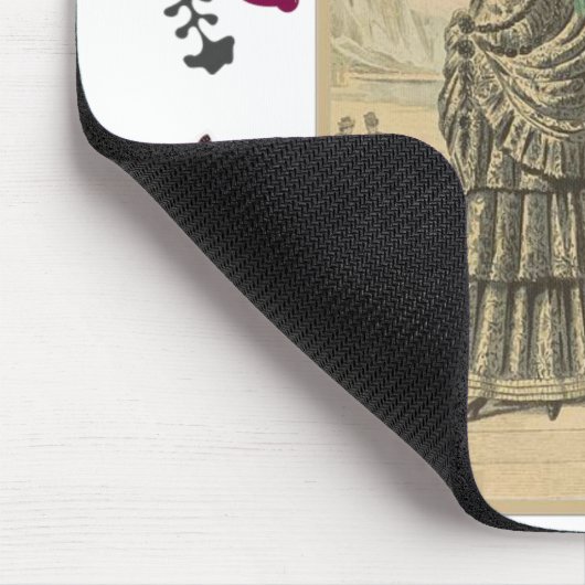 Viktorianische Frauen Blumenmousepad! Mousepad (Ecke)