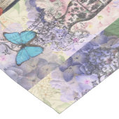 Viktorianische Frauen in rot-farbiger Mode Kurzer Tischläufer (Ecke)