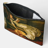 Viktorianische Frauen lesen mit Hund, Buchliebhabe Zubehörtasche (Offen)