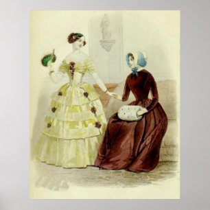 Viktorianische Frauen Poster