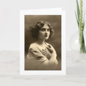 Viktorianische Frauen überquert Karte (Vorderseite)