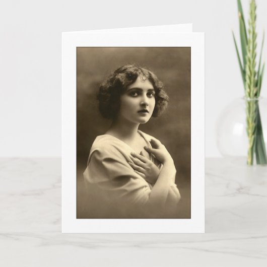 Viktorianische Frauen überquert Karte (Vorderseite)